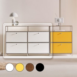 완제품 세레나 아델 1200 모듈 수납장 높은 거실 선반장 4colors, 01.퓨어화이트