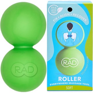RAD 땅콩 마사지볼 근막이완 목 어깨 등 허리 기타헬스소품 스트레칭, 1개