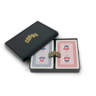 Copag 2023 WSOP 100% 월드 시리즈 오브 포커 플라스틱 트럼프 브릿지 사이즈 대표 이미지 - 트럼프 카드 추천