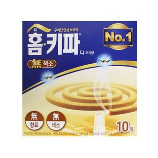 홈키파모기 [2개묶음] 2코일X5 홈키파 10개 디 모기향 헤충제 VWB8144C, 1개