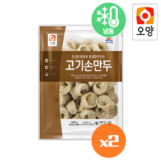사조 고기손만두 1.4kg, 2개