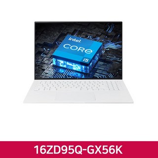 LG전자 2022 그램 16, 16ZD95Q-GX56K, WIN11 Home, 16GB, 1TB, 코어i5, 스노우 화이트