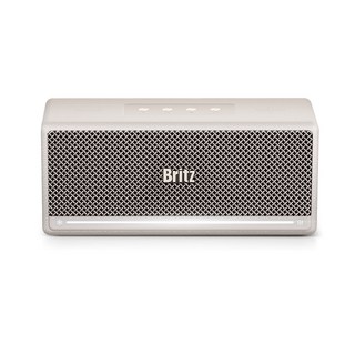 브리츠 프리미엄 고출력 베이스 거실용 매장용 블루투스 스피커 BZ-GBUTTON, 베이지