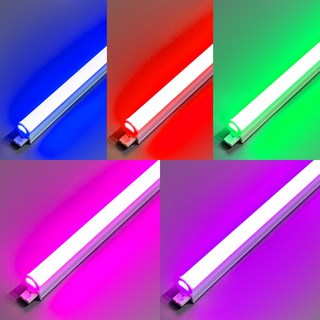 더쎈 색 칼라 T5 300 600 900 1200 LED 5W 9W 14W 18W 블루 레드 그린 보라 핑크 인테리어 간접조명 감성 무드등 / 플리커프리, 900 사이즈 LED 14W 제품, T5전원코드 콘센트코드 타입 (120cm), 1개