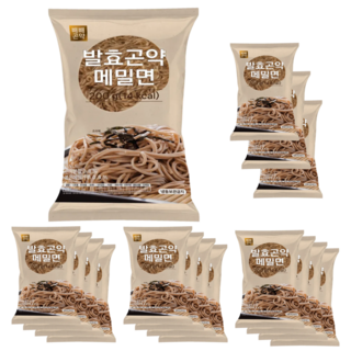 [그냥 넣어 드시면 되는 부드럽고 쫄깃한 저칼로리 저탄수화물] 발효곤약 메밀면, 200g, 16개