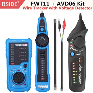 퀄리티 전화선 이더넷 하이 네트워크 파인더 케이블 테스터 추적기, FWT11 with AVD06, 1개