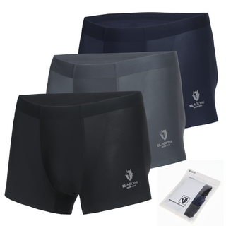 블랙야크 남성 기능성 원단 팬티 3종세트 그레이+블랙+네이비 드로즈 3PACK