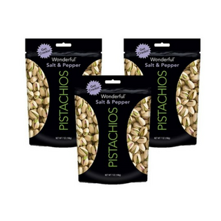 Wonderful Pistachios 캘리포니아산 피스타치오 솔트앤페퍼 지퍼백포장 198g 3개