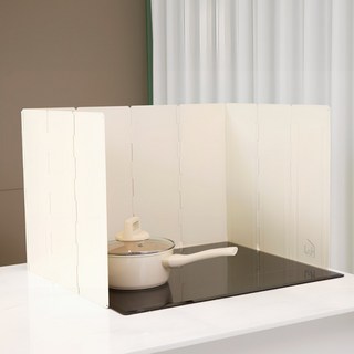 리앤홈 가스렌지가림막 렌지가드 기름튐방지 아이보리 10P, 1개