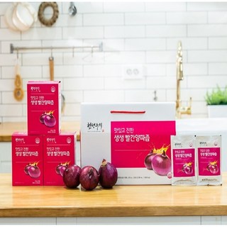 유기농쇼핑 국내산 무농약 자색 양파즙, 30개, 90ml