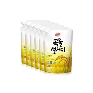애경트리오 곡물우리쌀겨 1.2L X10개 (박스), 10개