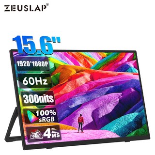 ZEUSLAP 제우스랩 15.6inch 100%sRGB IPS 휴대용 모니터 DEX 모니터 초경량 초슬림 휴대 포터블 39.62cm, ZP156