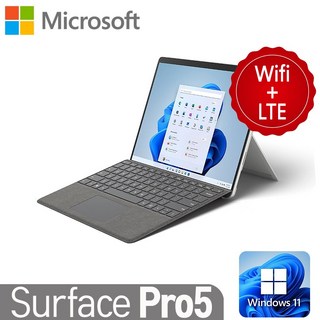 [MS서피스 Pro5LTE] Surface Pro5LTE 리퍼 서피스 프로5 윈도우11 인텔 7세대 i5-7300 8G SSD256G 12.3인치, 회색, Pro5 LTE, 코어i5, 256GB, 8GB, WIN11 Pro