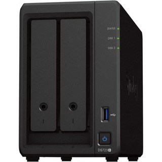 CustomTechSales4GB RAM 및 4TB2 x 2TB의 NAS 드라이브가 완전히 조립 테스트된 DS723 DiskStation 번들