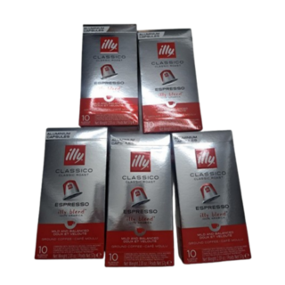 일리 캡슐커피 네스프레소 호환 클래시코 에스프레소, 5.7g, 10개입, 5개