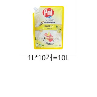프릴 시크릿 오브 베이킹소다, 1L, 10개