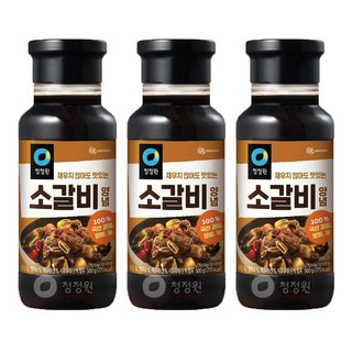 대상 청정원 소갈비 양념 500g 1박스 15개