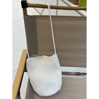 실버네트백 반짝이가방 뜨게가방 버킷백 가벼운 숄더백