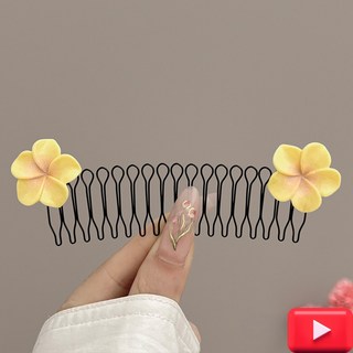 프라홈 플루메리아 스프링 헤어핀 14cm PR364