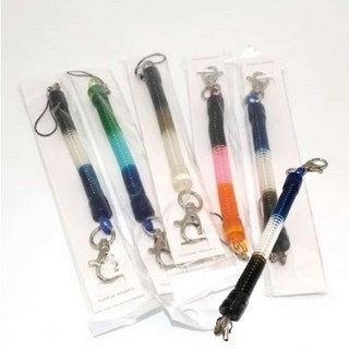 레인보우 스마트폰 붕어 고리 스프링줄 열쇠 백팩 지갑 클립 여행 연결, 1개