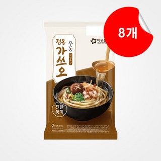 아워홈 정통 가쓰오 포차우동 458g x 8개