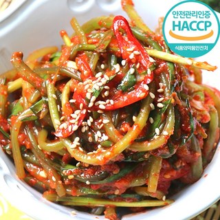 [재구매율1위] HACCP인증 전라도 국산 고구마줄기 김치, 1박스, 800g