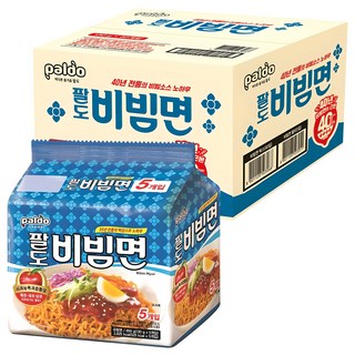 팔도비빔면 130g, 40개