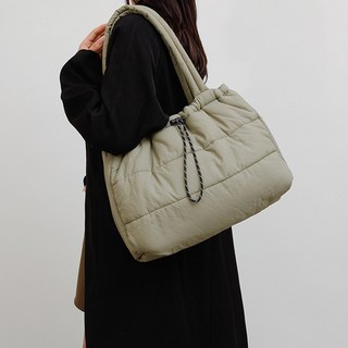 유리까 가벼운 빅사이즈 구름 퀼팅백 6색상