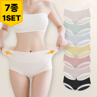마이제이컴퍼니 완벽 스판 하이웨스트 심리스 팬티 7종