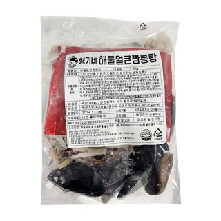 [인생건어물] 형기네 해물 얼큰 짬뽕탕 500g 10개입 밀키트 대용량 업소용, 10개