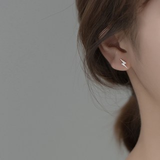 18KGP 실버925 블리츠 번개 귀걸이 (주얼리 보관 벨벳파우치 무료 증정)