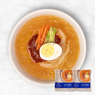 보영만두 시원한 냉쫄면 2인분 (중간맛), 1.01kg, 2개