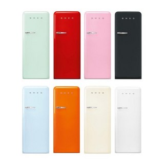 스메그 FAB28 화이트 냉장고 모습