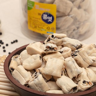 국내산 콩으로 만든 고소한 수제 콩엿