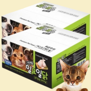 테비 일묘일닭 오리지날 고양이 간식 닭가슴살 22g, 2개, 2.2kg 상세 정보