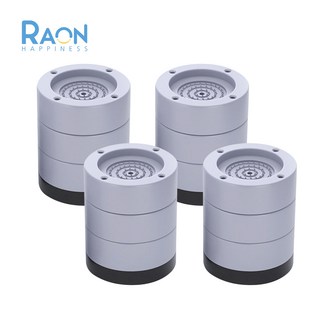 라온 세탁기 받침대 논슬립패드 단차조절 소음방지, 3단, 4개