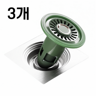 Doreso하수구 방취방충 트랩, 3개