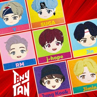 DIY 보석십자수 BTS 굿즈 타이니탄 BASIC 25x25, RM, 1개