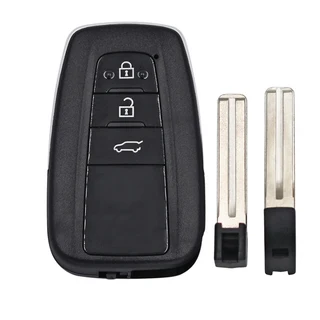 쿠쿠스토어 Ecells 범 스마트 원격 키 쉘 케이스 도요타 렉서스 VVDI XSTO00EN Lonsdor 8A 4D 2 버튼 3/4, 01 3B SHELL SUV TOY48