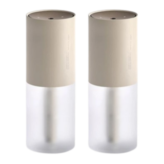 루메나 소형 가습기 2개입 H2 X 위트베이지, 아이보리