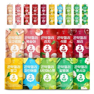 데이앤 에브리데이팩 곤약젤리 150g 10종 x 3개입, 1세트, 4.5kg