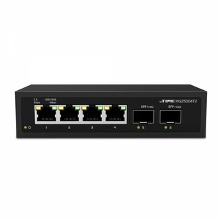 EFM네트웍스 EFM ipTIME HG25004T2 2.5G 4포트 10G SFP 2포트 기가비트 스위칭허브, 1개