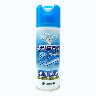 유한양행 안티푸라민 쿨 에어파스 220ml, 1개입, 1개