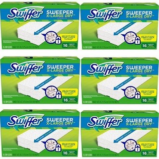 바닥 걸레 무향 16개용 스위퍼 XL 드라이 스위핑 패드 리필 6개