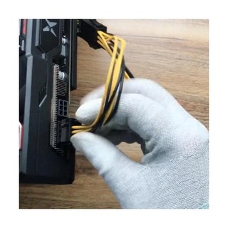 PCI-E 6 핀-2x8 핀 GPU 그래픽 카드 전원 분배기 케이블 PCI Express 암-수 8 연장 케이블, 01 CHINA _ 01 20CM, 1개