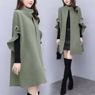 besteffie 캐시미어 코트 하이넥 데일리 가오리핏 모직코트 울100% 겨울 울코트 모직 하프 코트 E15