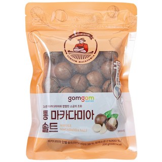 곰곰 통 마카다미아 솔트, 200g, 1개