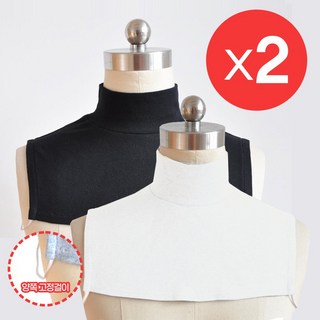 다라이프 페이크 목폴라 1+1 레이어드 남여공용 공갈 목티 반목티