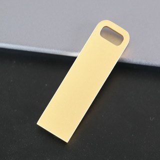 귀여운 메탈 USB 메모리 각인 단체 선물 W10 골드, 64GB, 1개