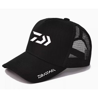 다이와캡모자 메쉬모자 DAIWA캡모자 다이와모자 햇빛가리기용 모자 DAIWA 다이와 모자 낚시용모자 낚시용캡모자 여름용모자 봄용모자 DAIWA, 블랙